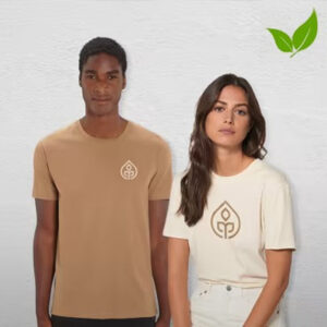Duurzaam unisex T-shirt met ronde hals