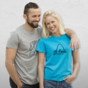 Premium T-shirt met ronde hals