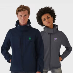 Premium hooded softshell jas B&C