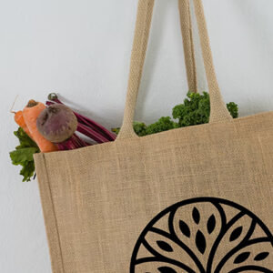 Milieuvriendelijke premium jute tas
